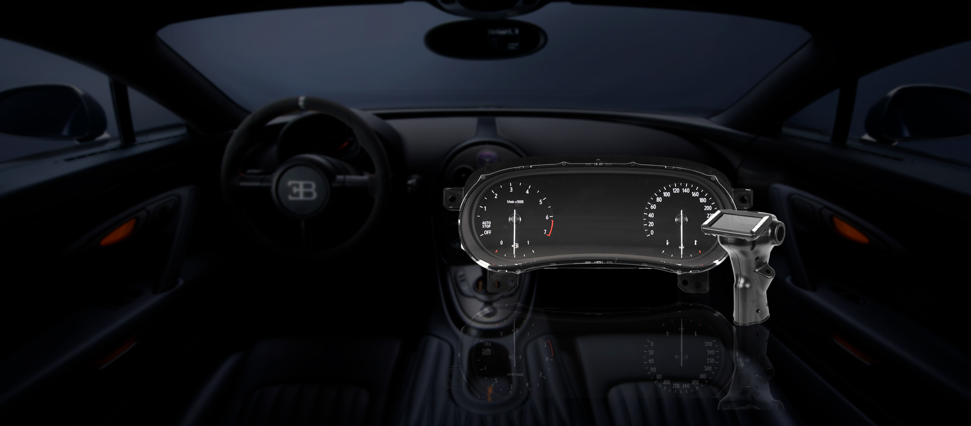 Automotive LCD instrument plastic parts
